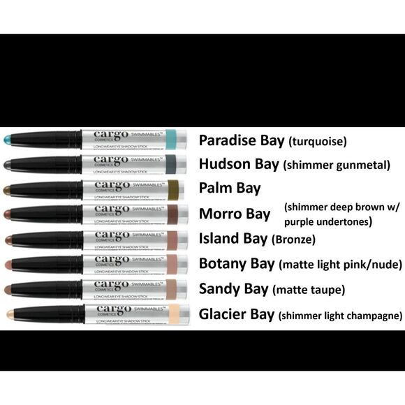 Cargo Cosmetics - NWTIB - Havana Swimmables Long Wear Eye Shadow Stick Kit. - Picture 15 of 16